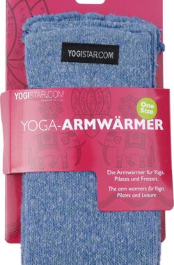 Yoga-armwarmers saphire blue – katoen Armwarmers YOGISTAR