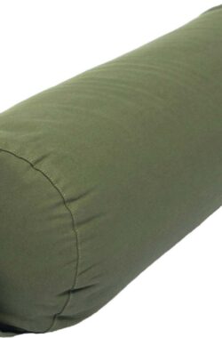 Yoga bolster eco olijfgroen rond – Lotus