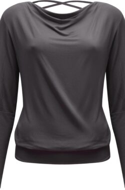 Yoga-longsleeve vloeiende shakti “ala” – stonehenge S Loungewear shirt YOGISTAR