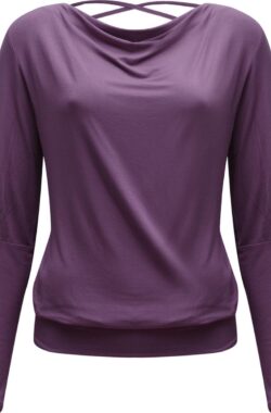 Yoga-longsleeve vloeiende shakti “ala” – vlierbes M Loungewear shirt YOGISTAR