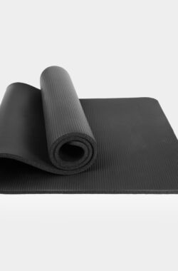 Yoga mat – fitness mat – anti slip – 183x60x1,5 cm – zwart