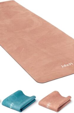 Yogamat met Luxe Toplaag – Dun, Licht, Opvouwbaar en Wasbaar Yoga mat