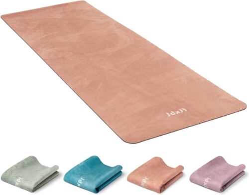 Yogamat met Luxe Toplaag - Dun, Licht, Opvouwbaar en Wasbaar Yoga mat