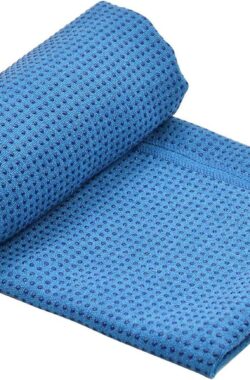 Yogamatkussen met antislip noppen voor pilates en yoga – groot formaat met tas voor bikram reizen yoga handdoek antislip