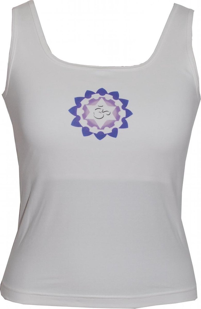 Zamkara Yoga Tank Top Ambala White L