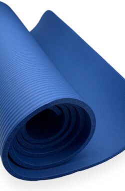 padisport – Yoga mat extra dik – blauw – yoga mat anti slip – yoga matje – yoga mat dik – sport mat – sport matje fitness