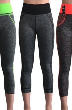 yoga annex sportleggings capri model (3pack)