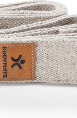 yogagordel, yogariemen, yoga strap, yogaband natuurlijk katoen, Stretching voor yoga fitness piltates