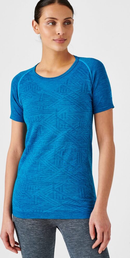 Damart - Dames-T-shirt Dynamic Climatyl - Vrouwen - Blauw - XS/S