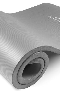 Extra Dikke Yoga Pilates Oefenmat, Gewatteerde Trainingsmat voor Thuisgebruik, Antislip Yoga Mat voor Mannen en Vrouwen, 71 x 24 Inch