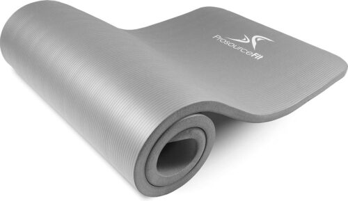 Extra Dikke Yoga Pilates Oefenmat, Gewatteerde Trainingsmat voor Thuisgebruik, Antislip Yoga Mat voor Mannen en Vrouwen, 71 x 24 Inch