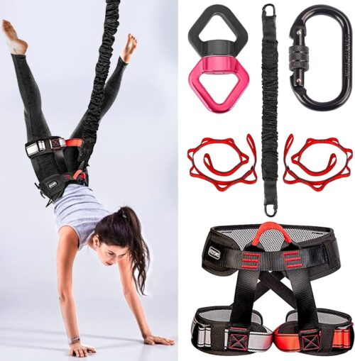 JGS® Professionele Fitness Bungee Band Set voor Thuisgebruik, Lucht Yoga en Weerstandstraining