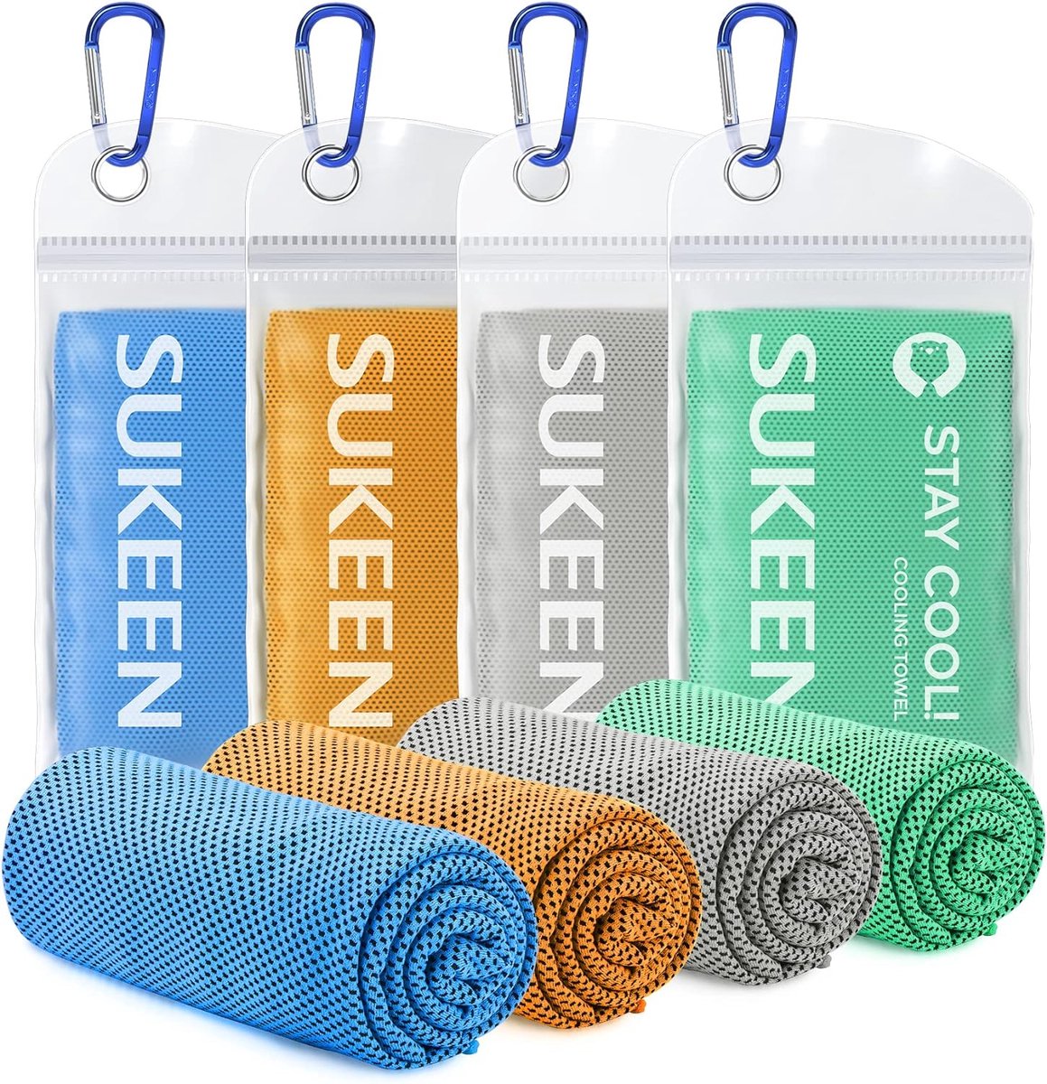 Koelhanddoek, ijshanddoek, microvezelhanddoek voor nek en gezicht, koele handdoek voor yoga, strand, golf, reizen, sportschool, sport, kamperen