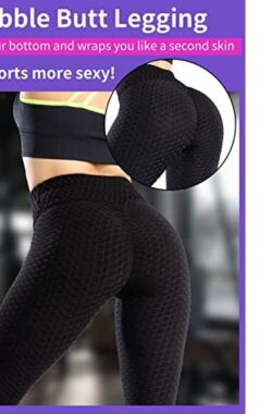 MANIFIQUE Workout Leggings Dames Booty Yoga Broek Hoge taille Scrunch Butt Lifting Large