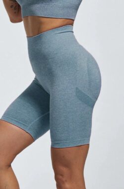 New Age Devi – “Shape Legging dames – Sportkleding – High Waist – Hardloopbroek – Yoga – Licht Blauw M”