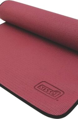 Sissel Pilates en Yoga mat – Bordeauxrood | 180 x 60 x 0,6 cm