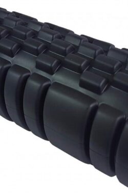 Sveltus Foamroller Met Grid Zwart/oranje 33 X 14 Cm