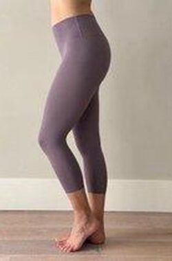 Ultimate Fit Fitnesslegging – High-Waisted Sportlegging 7/8 Sport / Yoga legging oud lila