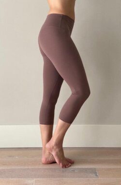 Ultimate Fit Fitnesslegging – High-Waisted Sportlegging 7/8 Sport / Yoga legging oud roze – L