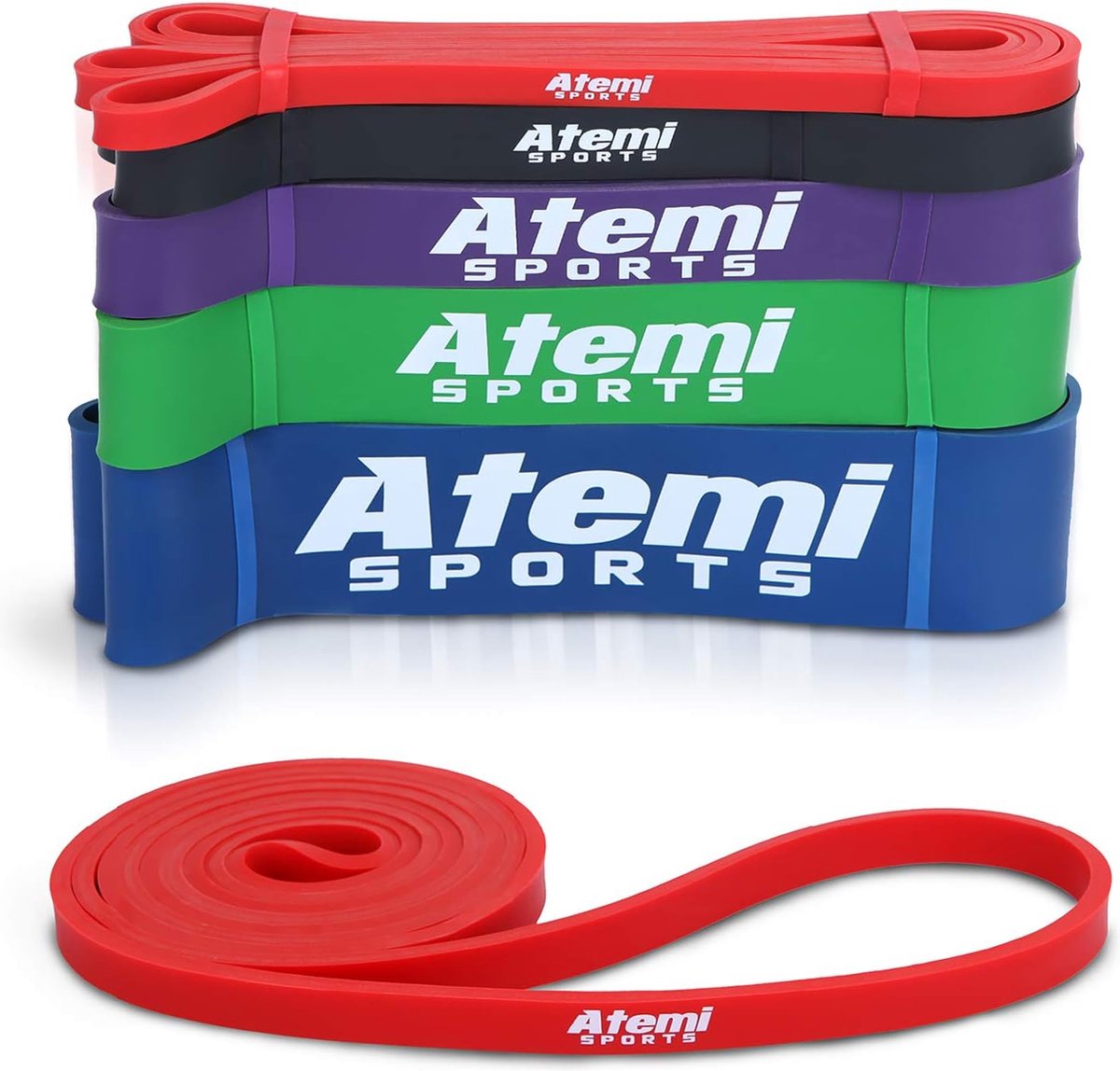 Weerstandsband, Resistance Bands voor Krachttraining & Fitness, Elastic Weerstandsbanden, Pull Up Band Elastiek