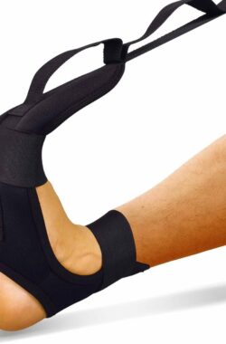 Yogaband fascia-stretcher – yogaband – yoga-band fascia-stretcher kuitstretcher & voetstretcher voor plantaire fasciitis spierspanning enkelblessure – oefenlus voor het strekken van de beenspieren