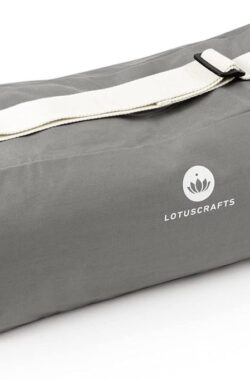 yogatas van biologisch katoen, eerlijk & ecologisch geproduceerd, grote tas voor yogamat met extra veel ruimte, voor yogamatten & yoga-accessoires