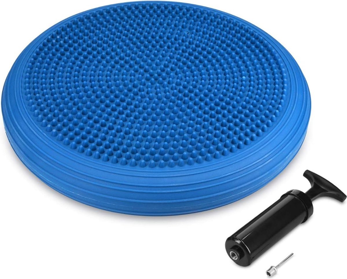 DD® Balanstrainer - Fitness Trampoline - Balansbord - 38x33x7cm - Blauw