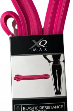 XQMax – Weerstandsbanden van hoge kwaliteit – Light – Roze – Fitness Elastiek – Power band 15 kg