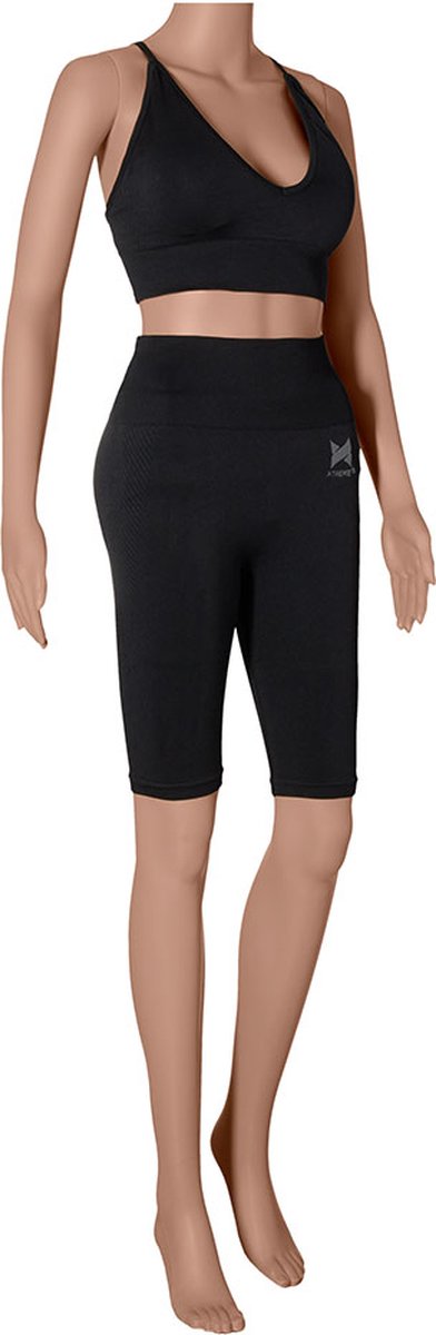 Xtreme - Sportset dames - Short/BH - Zwart - S - Sport short - Sportkleding dames