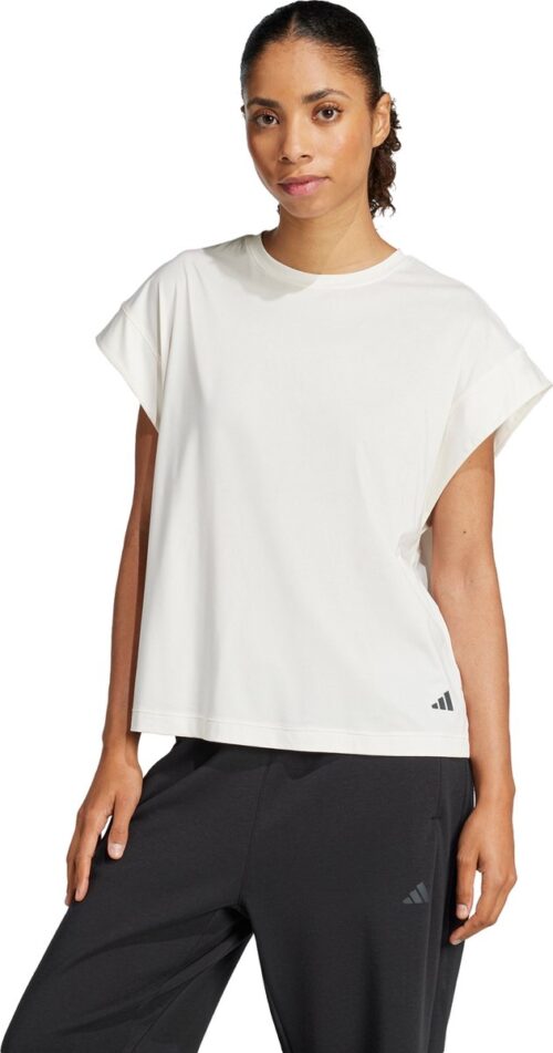 adidas Performance Yoga T-shirt - Dames - Wit- XL