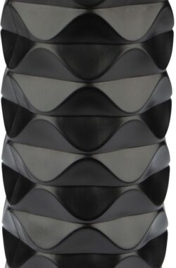 Avento Massage Roller – Foam – Wave – Zwart/Blauw