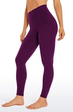 Crzyoga-Butterluxe yoga legging Plum Magenta-L