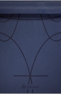 Gaiam Yoga Mat – 6 mm – Alignment Ink