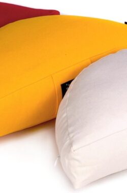 Meditatiekussen – halve maan spring green Meditatiekussen YOGISTAR