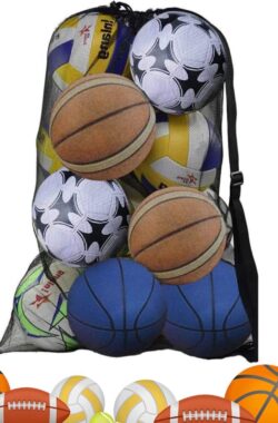 NORDIVAR® – Multifunctioneel Sportbalnet – Groot en Duurzaam Baldragenet voor Diverse Sportballen –