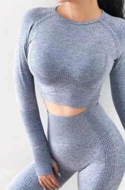 New Age Devi – Sport Topje / Lange Mouwen / Maat M / Long Sleeve / Crop Top