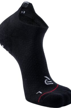 R⌀FF SOCKS® Gripsokken – Yoga sokken – Sportsokken – Hardloopsokken – Tennissokken – 2pack – Naadloos – Enkelsok – Biologisch Katoen – Zwart – Maat 42/43