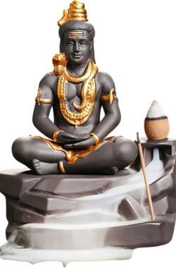 Shiva backflow wierookhouder | wierook waterval – inclusief Satya wierookkegels