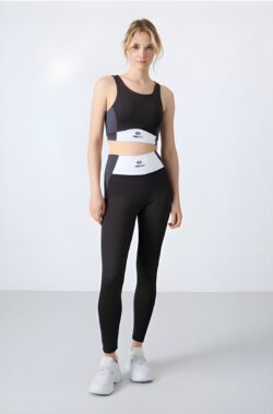 Tommylife by XWAY| Sportkleding Set Dames| Fitness legging + Sport Top| Yoga Kleding |Sport Top| Fitness Kleding Set Voor Dames| Zwart| Maat S