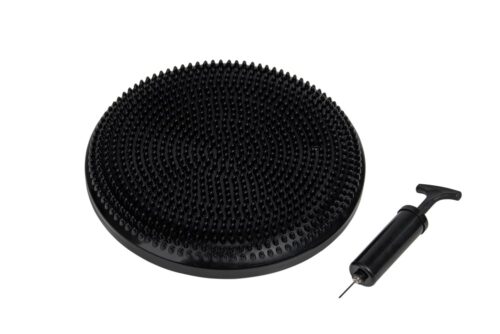 VirtuFit Balanskussen - Wiebelkussen - Air Stepper pad - met Pomp - Zwart