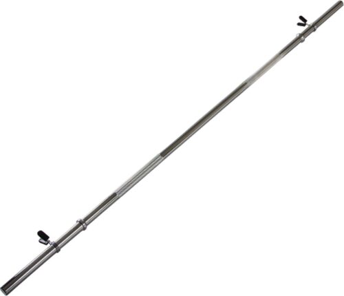VirtuFit Halterstang - Barbell Stang - Veerclipsluiting - 120 cm - 30 mm