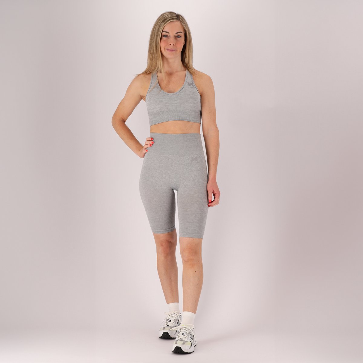 Xtreme - Sportset dames - Short/BH - Blauw - XL - Sport short - Sportkleding dames