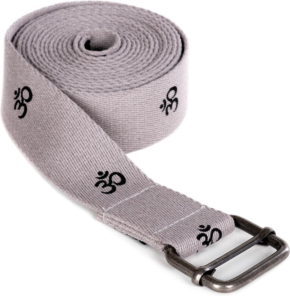 Yoga riem yogibelt OM, MB - grijs Yoga riem YOGISTAR