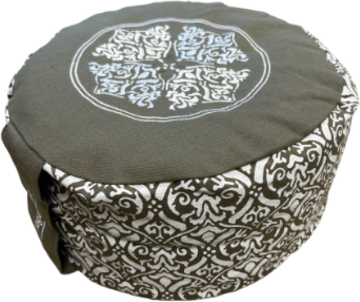 YogaStyles meditatiekussen design grijs