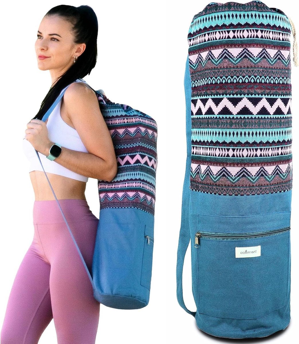 Yogamat tas - dode tas voor yogamat - vervoer van yogamat - pilates gymnastiek - licht ruim praktisch yoga-accessoires