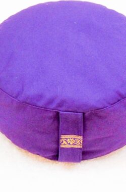 Zentana Meditatiekussen – Yogi & Yogini – Biologisch Katoen – Verstelbaar – Violet