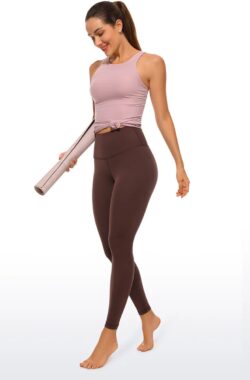 crzyoga-Butterluxe yoga legging Taupe-S