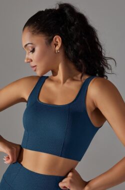 APRIL BREEZE LONG GYM SET – Maat S – Blauw – 2delig – Donkerblauw – Darkblue – Fitness set – Fitness legging – Sportkledingset – Sportlegging – Yogakleding – Yogaset – Yogalegging
