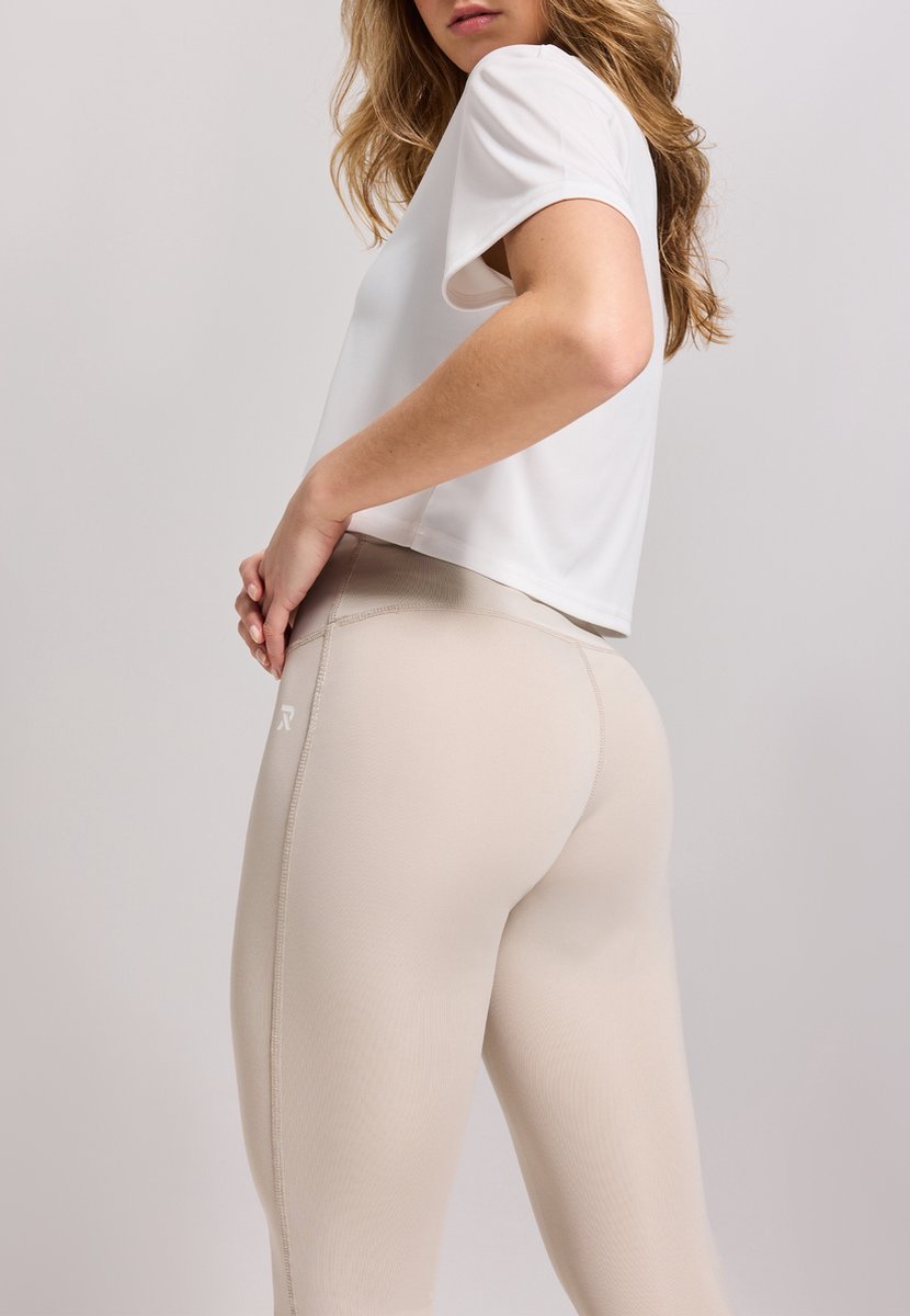 Redmax Perfect RMXBelle - Sportlegging - Fitness Legging - Geschikt voor Fitness en Yoga - Corrigerend - Dry-Cool - Dames - Sand - S