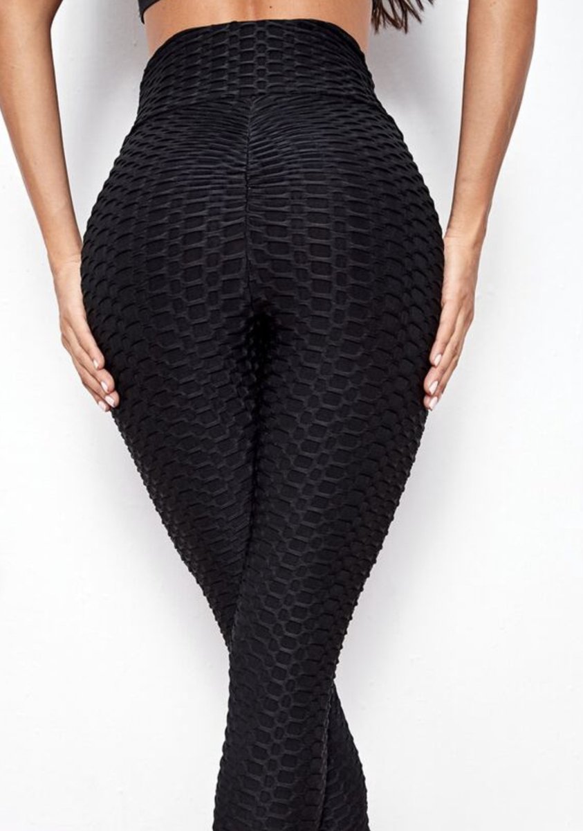 TIKTOK LEGGING - Sport Legging - Dames Sport Legging - Kleur Zwart